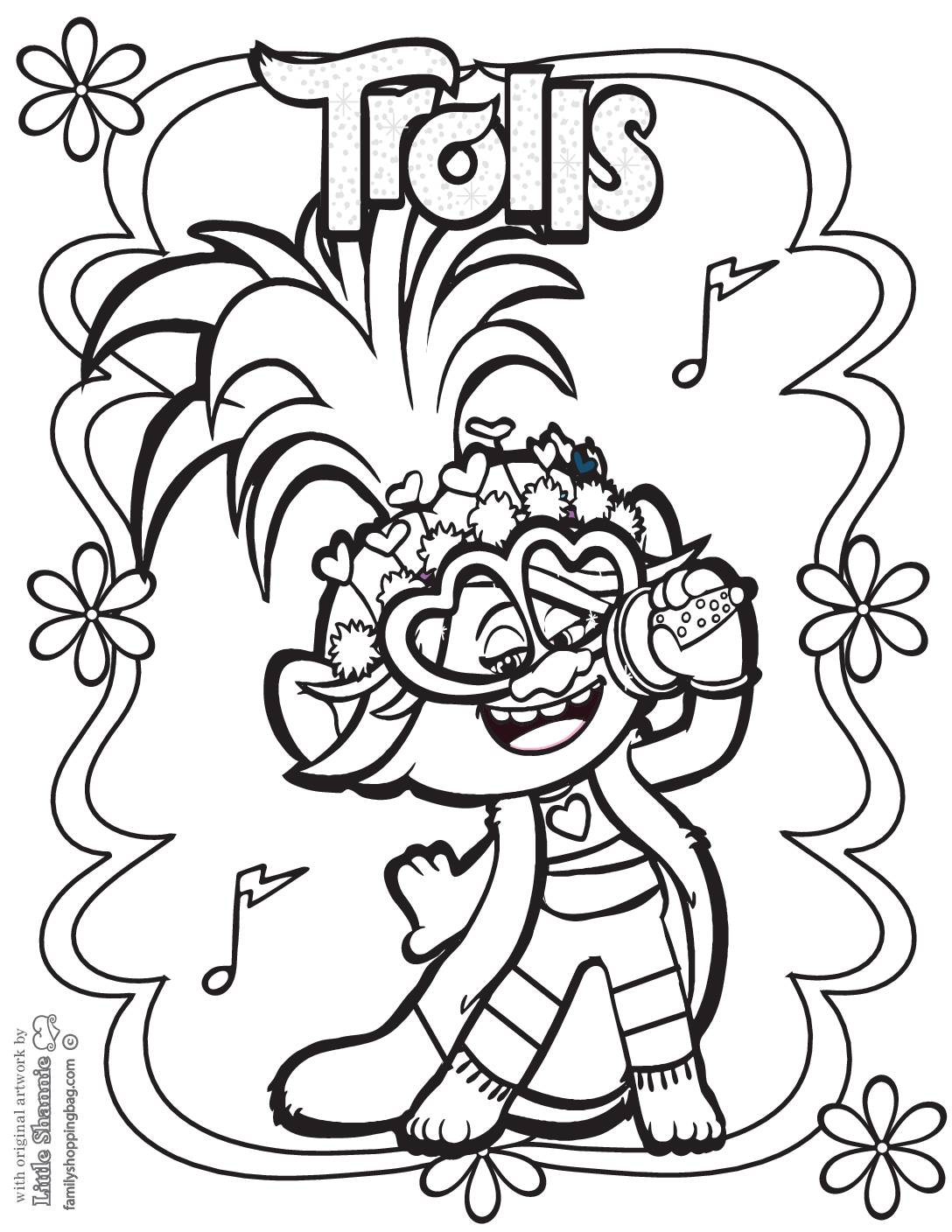 158 Trolls World Tour Coloring Pages King Trollex Printable 136