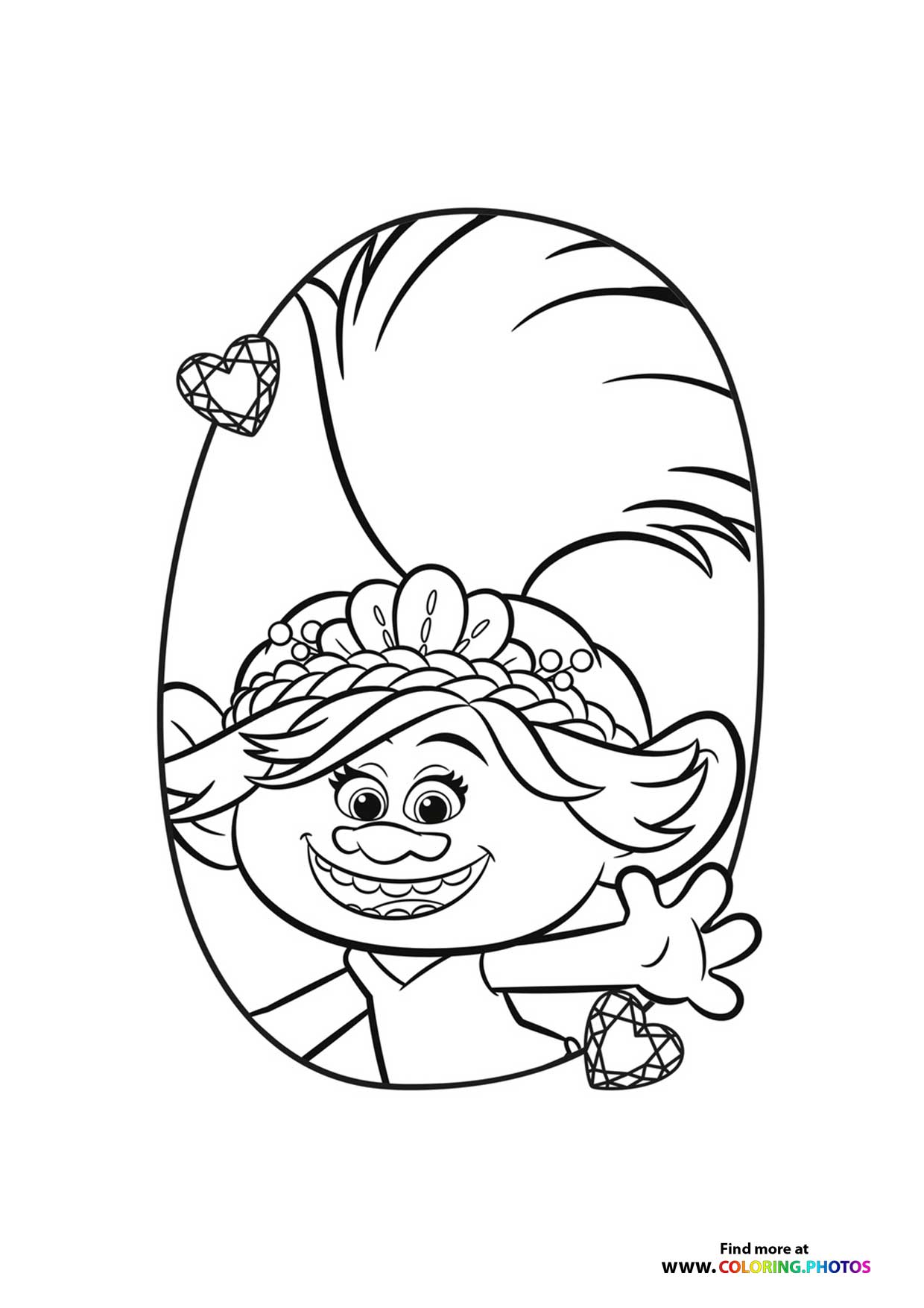 158 Trolls World Tour Coloring Pages King Trollex Printable 146