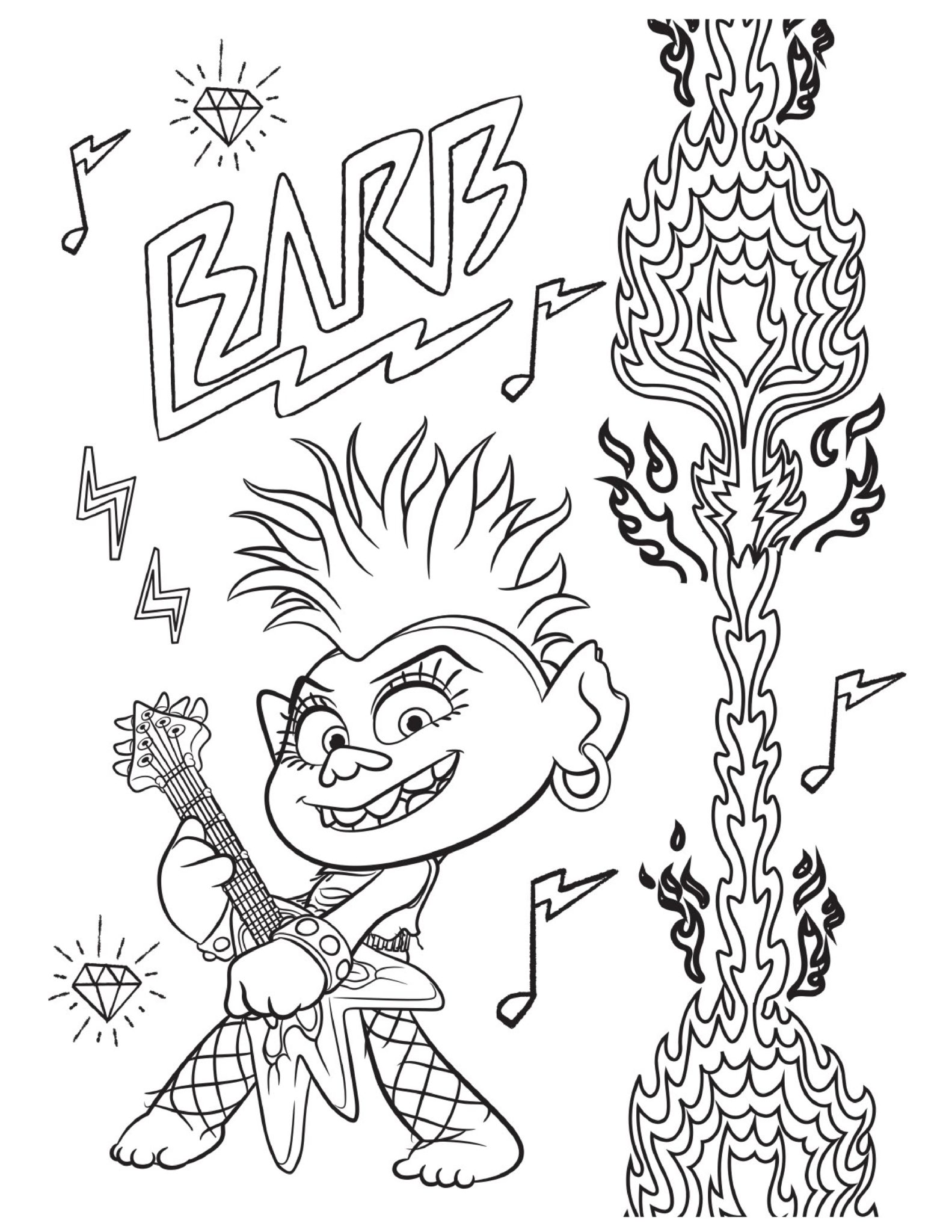 158 Trolls World Tour Coloring Pages King Trollex Printable 150