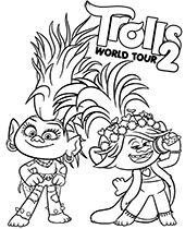 158 Trolls World Tour Coloring Pages King Trollex Printable 24