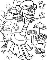 158 Trolls World Tour Coloring Pages King Trollex Printable 31