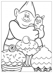 158 Trolls World Tour Coloring Pages King Trollex Printable 35