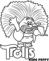 158 Trolls World Tour Coloring Pages King Trollex Printable 4