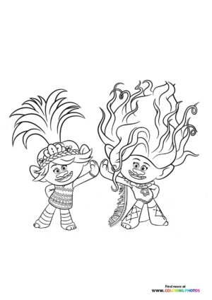 158 Trolls World Tour Coloring Pages King Trollex Printable 49