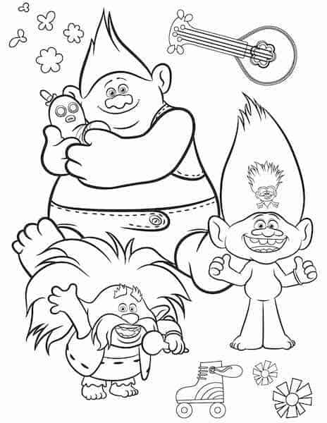 158 Trolls World Tour Coloring Pages King Trollex Printable 67