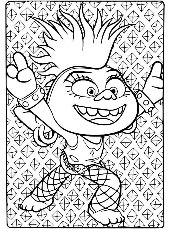 158 Trolls World Tour Coloring Pages King Trollex Printable 81