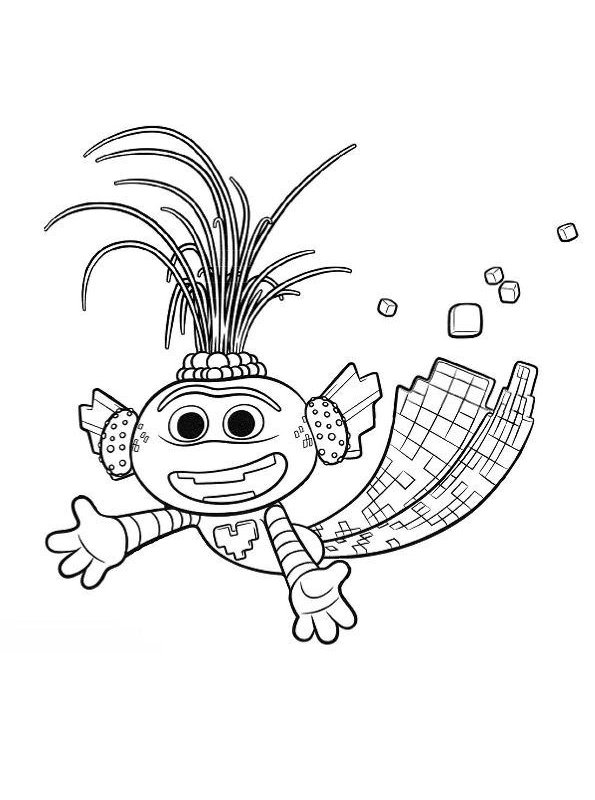 158 Trolls World Tour Coloring Pages King Trollex Printable 82