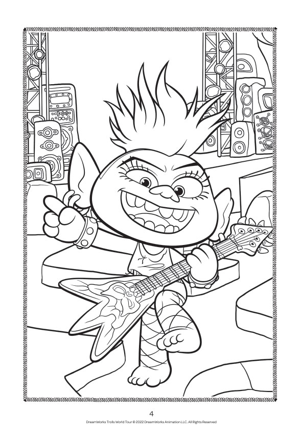 158 Trolls World Tour Coloring Pages King Trollex Printable 90