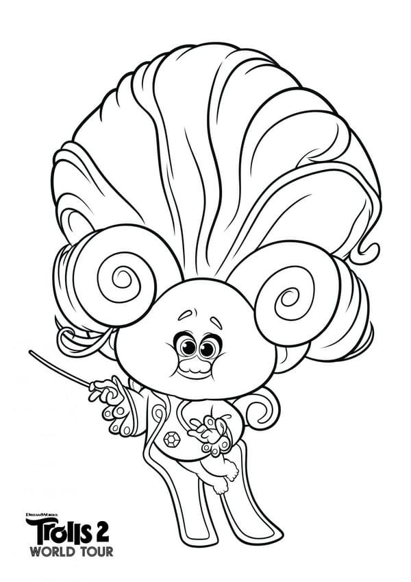 158 Trolls World Tour Coloring Pages King Trollex Printable 92