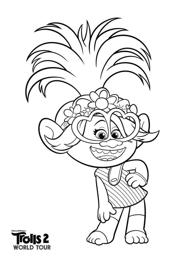 158 Trolls World Tour Coloring Pages King Trollex Printable 93