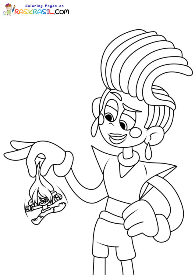 158 Trolls World Tour Coloring Pages King Trollex Printable 96