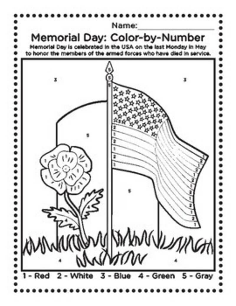 161 Memorial Day Coloring Pages: Honoring Heroes in Color 117