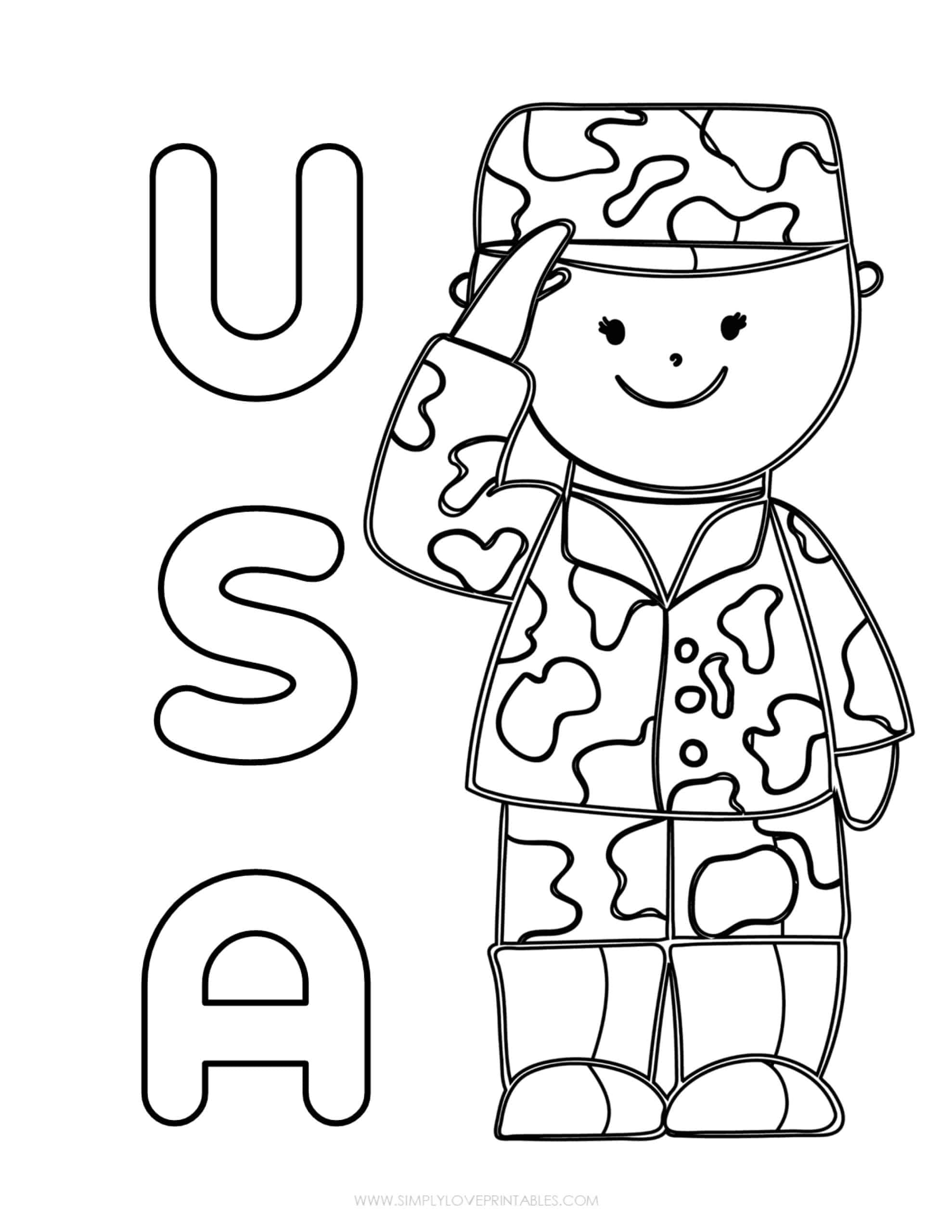 161 Memorial Day Coloring Pages: Honoring Heroes in Color 17