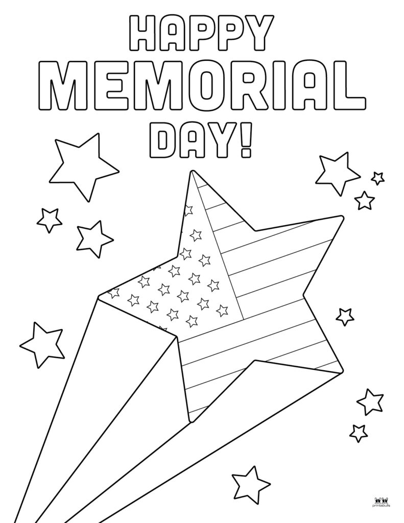 161 Memorial Day Coloring Pages: Honoring Heroes in Color 2