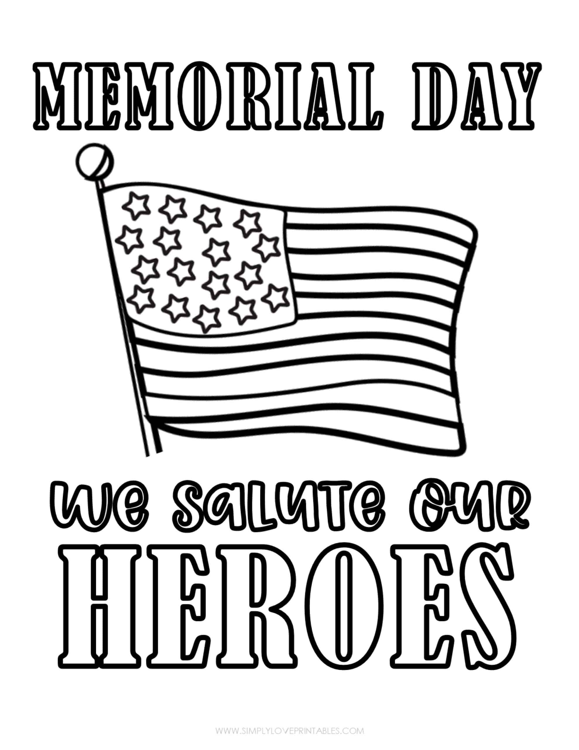 161 Memorial Day Coloring Pages: Honoring Heroes in Color 6