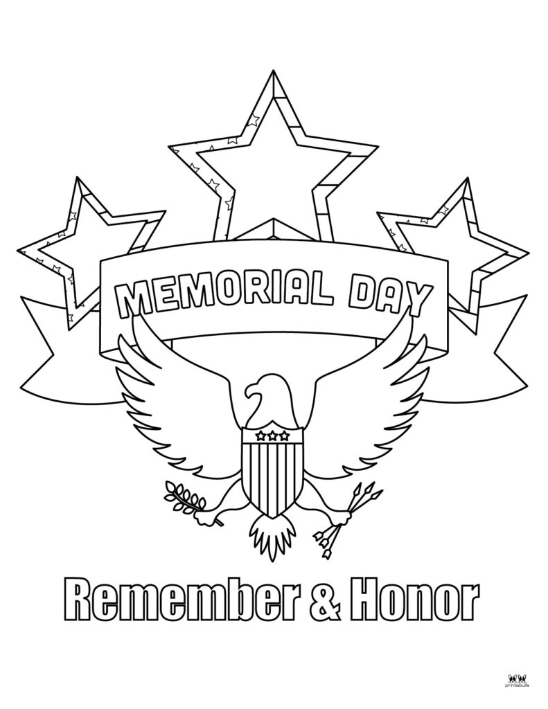 161 Memorial Day Coloring Pages: Honoring Heroes in Color 76