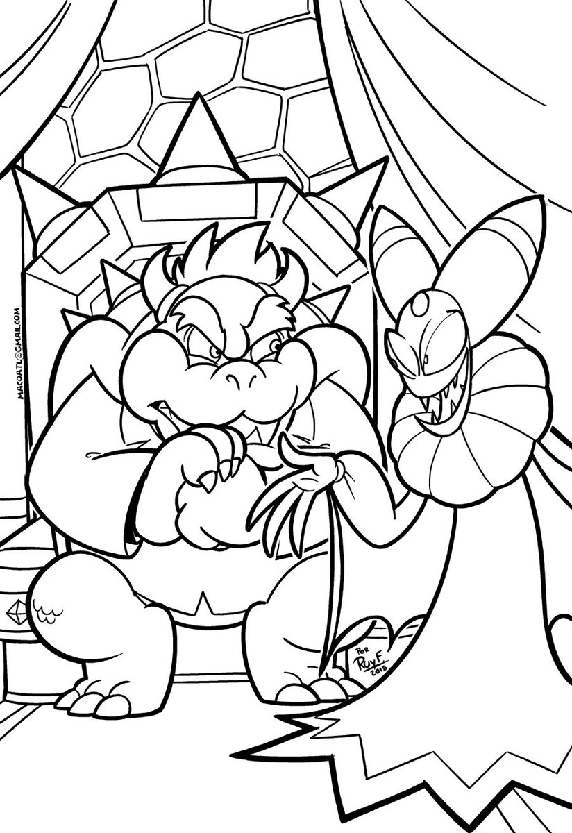 165 Bowser Coloring Pages: Join the Koopa Troop 103