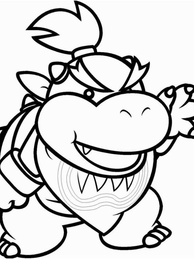 165 Bowser Coloring Pages: Join the Koopa Troop 14