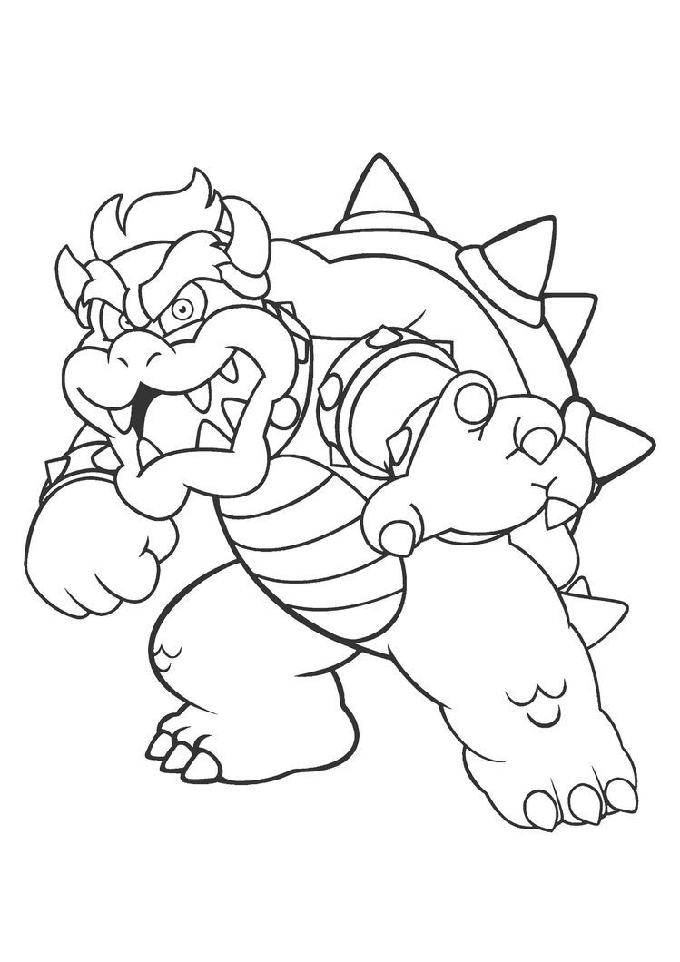 165 Bowser Coloring Pages: Join the Koopa Troop 4