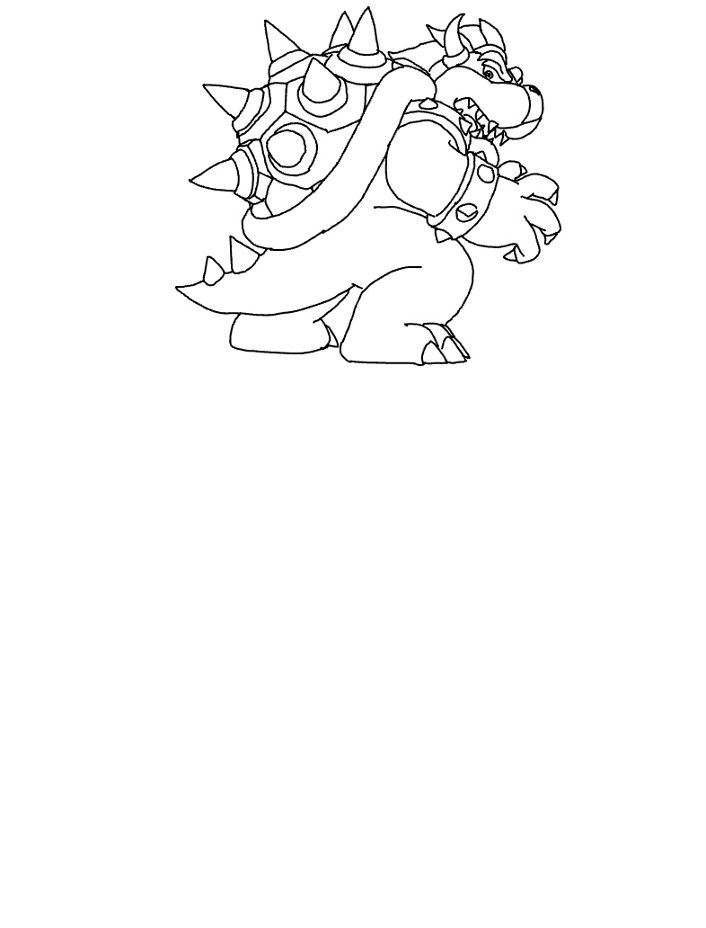 165 Bowser Coloring Pages: Join the Koopa Troop 45