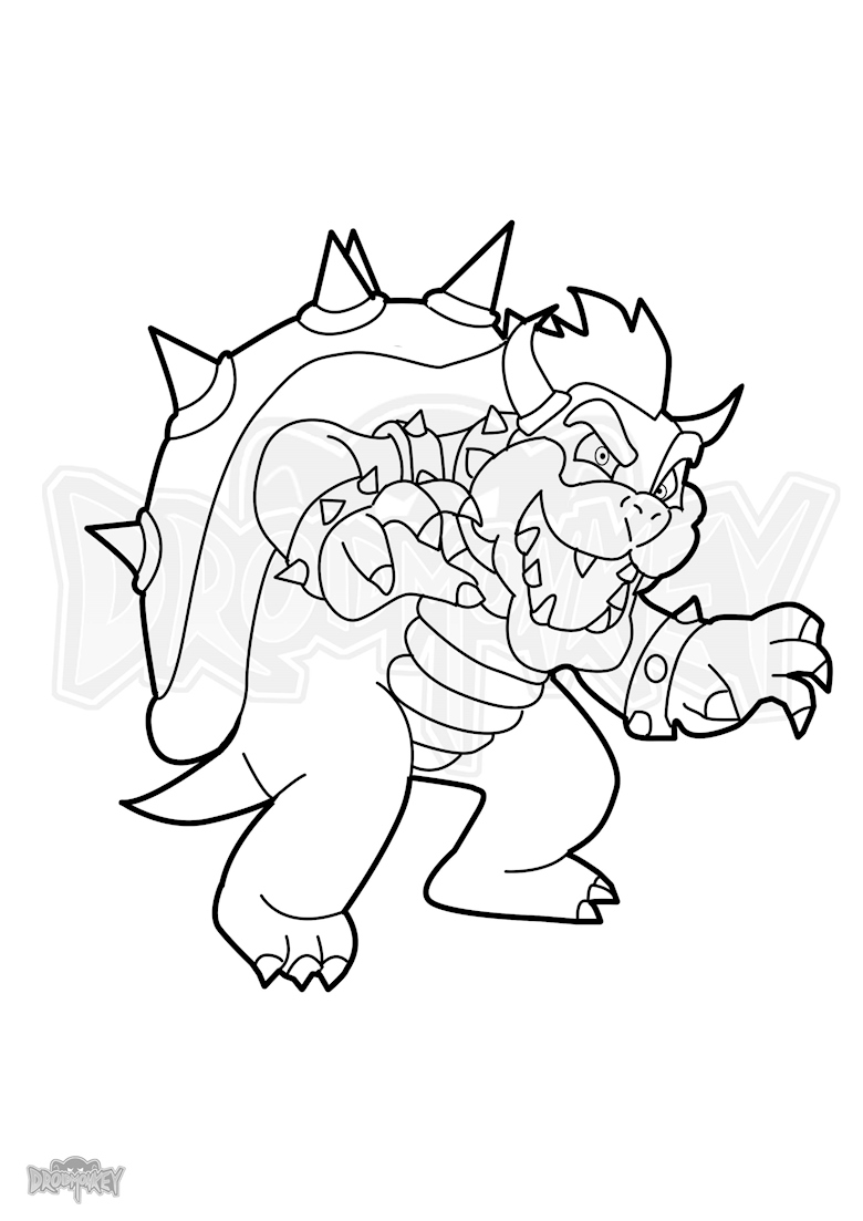 165 Bowser Coloring Pages: Join the Koopa Troop 5