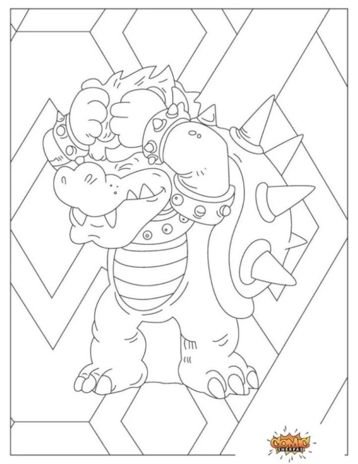 165 Bowser Coloring Pages: Join the Koopa Troop 6