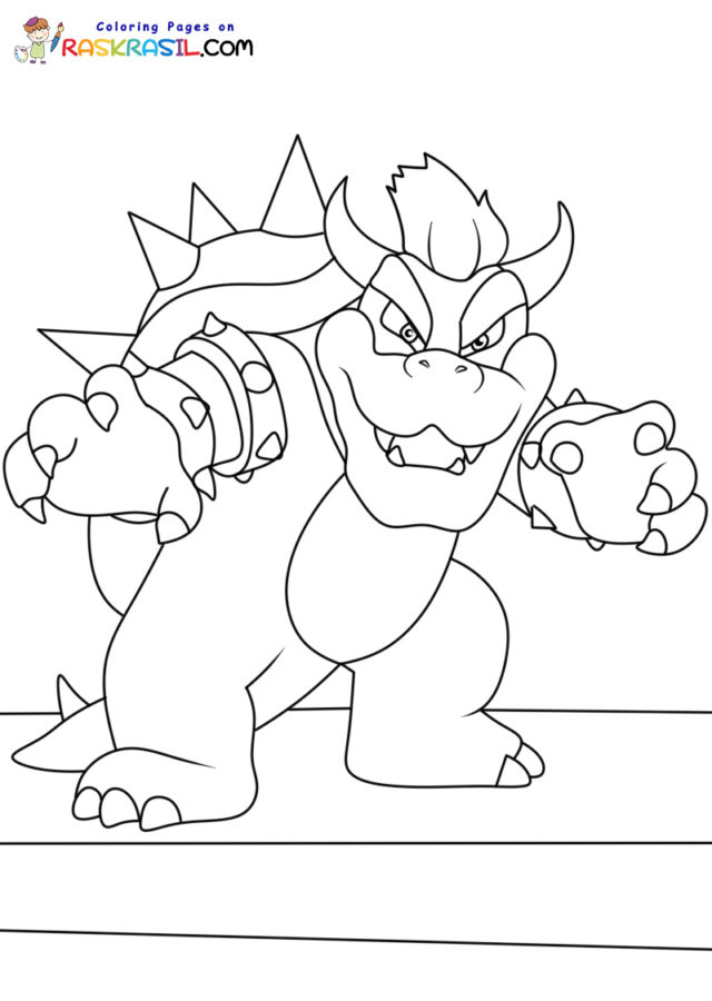 165 Bowser Coloring Pages: Join the Koopa Troop 81