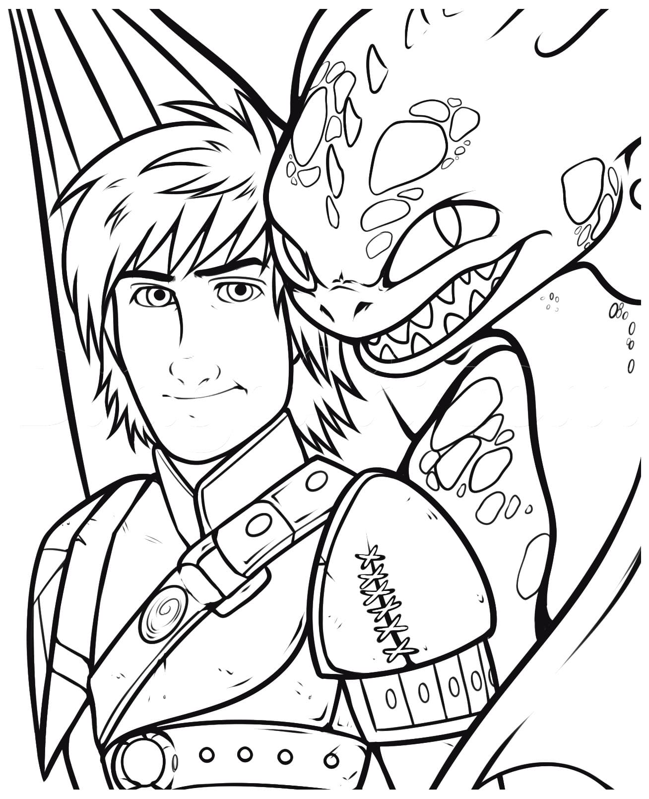 180+ How to Train Your Dragon Coloring Pages 127