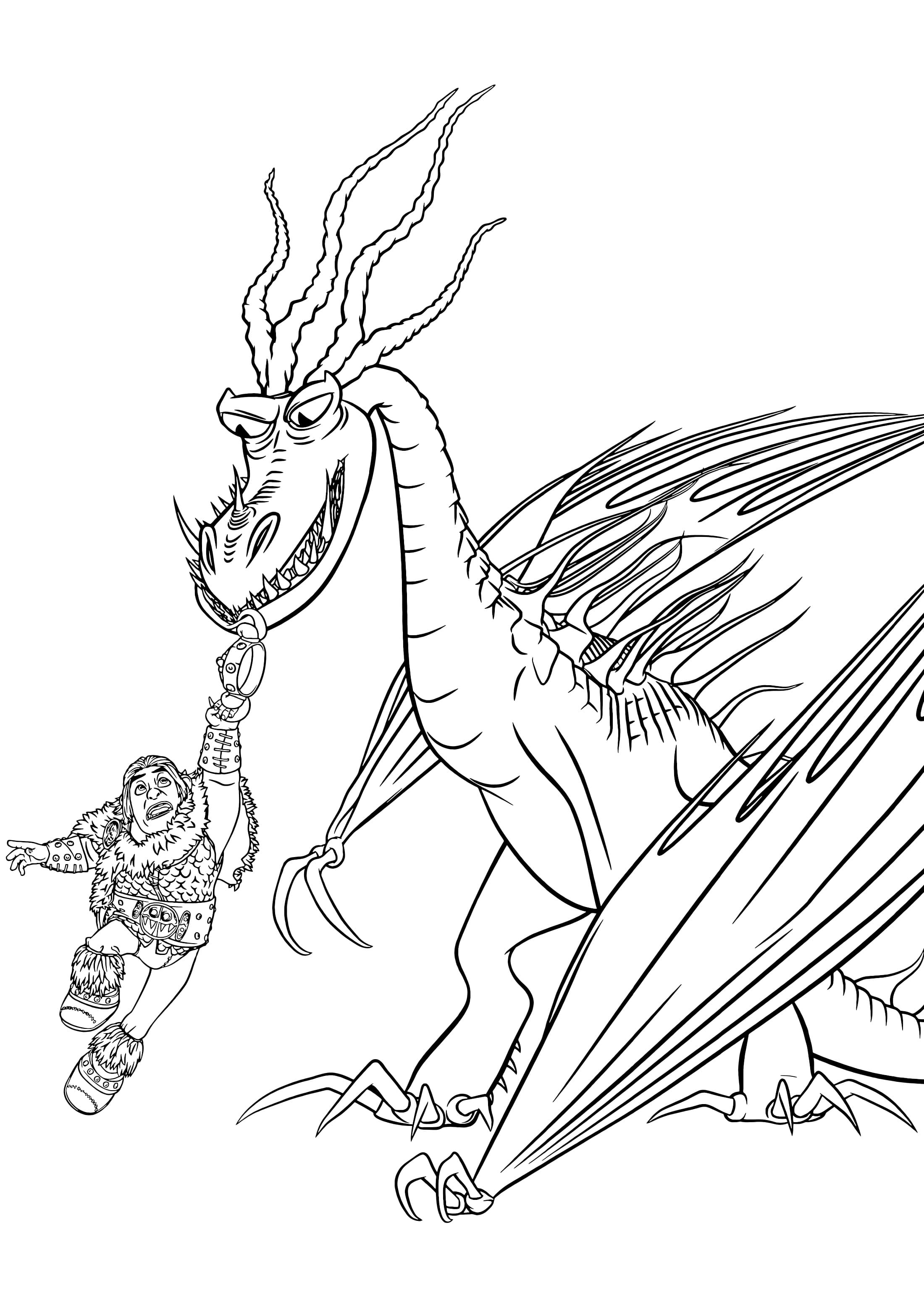 180+ How to Train Your Dragon Coloring Pages 167