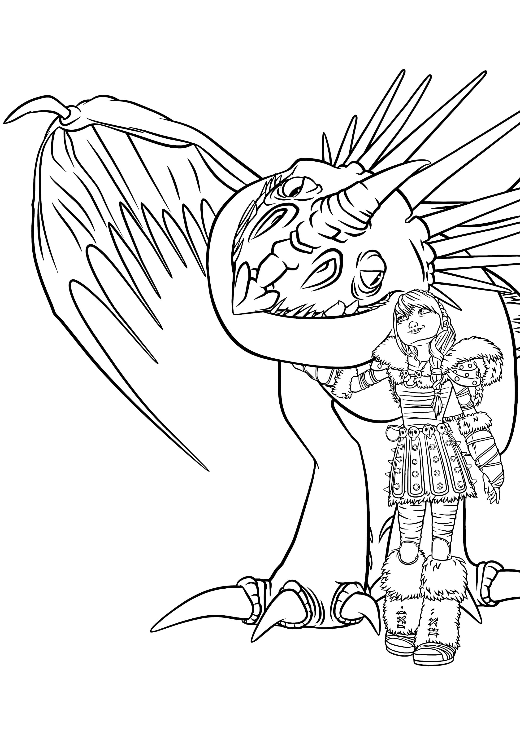 180+ How to Train Your Dragon Coloring Pages 168