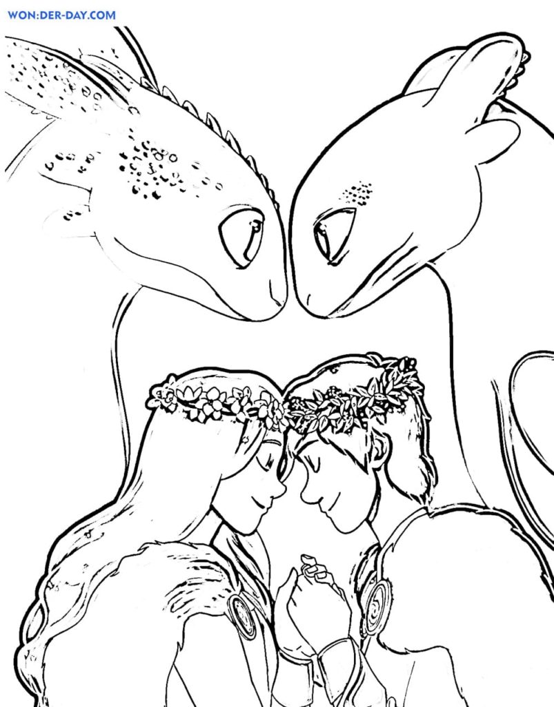 180+ How to Train Your Dragon Coloring Pages 21