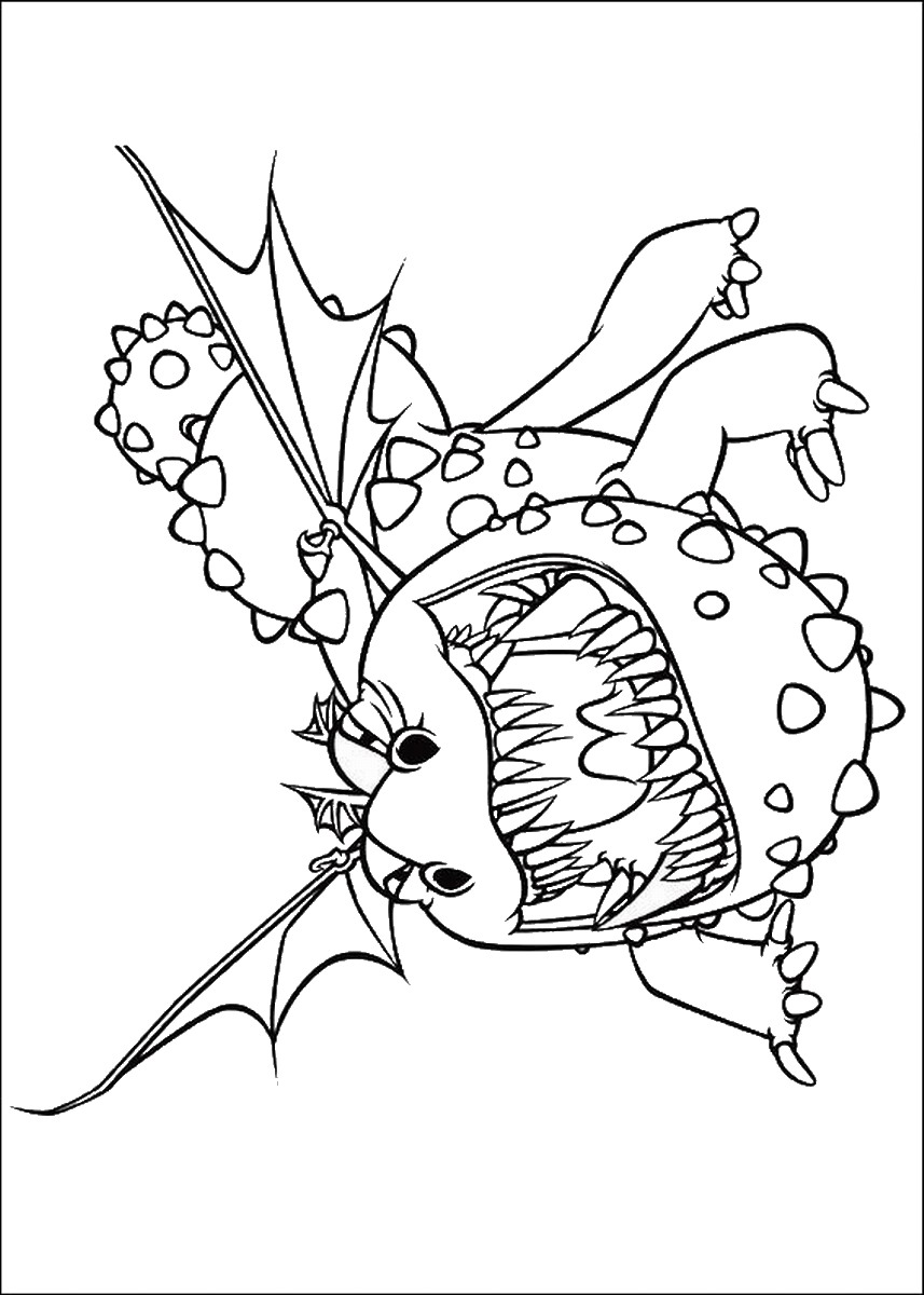 180+ How to Train Your Dragon Coloring Pages 55