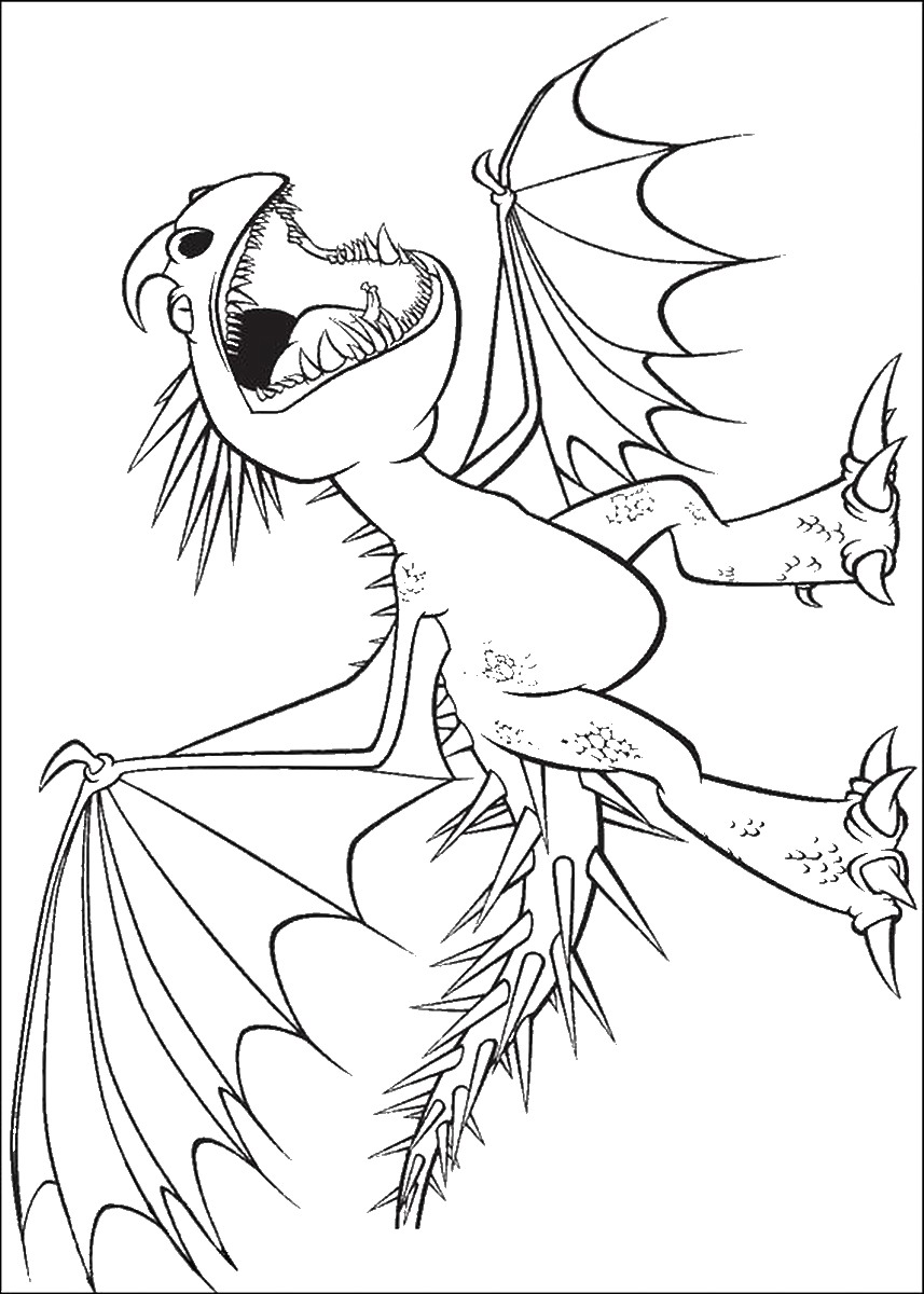 180+ How to Train Your Dragon Coloring Pages 57