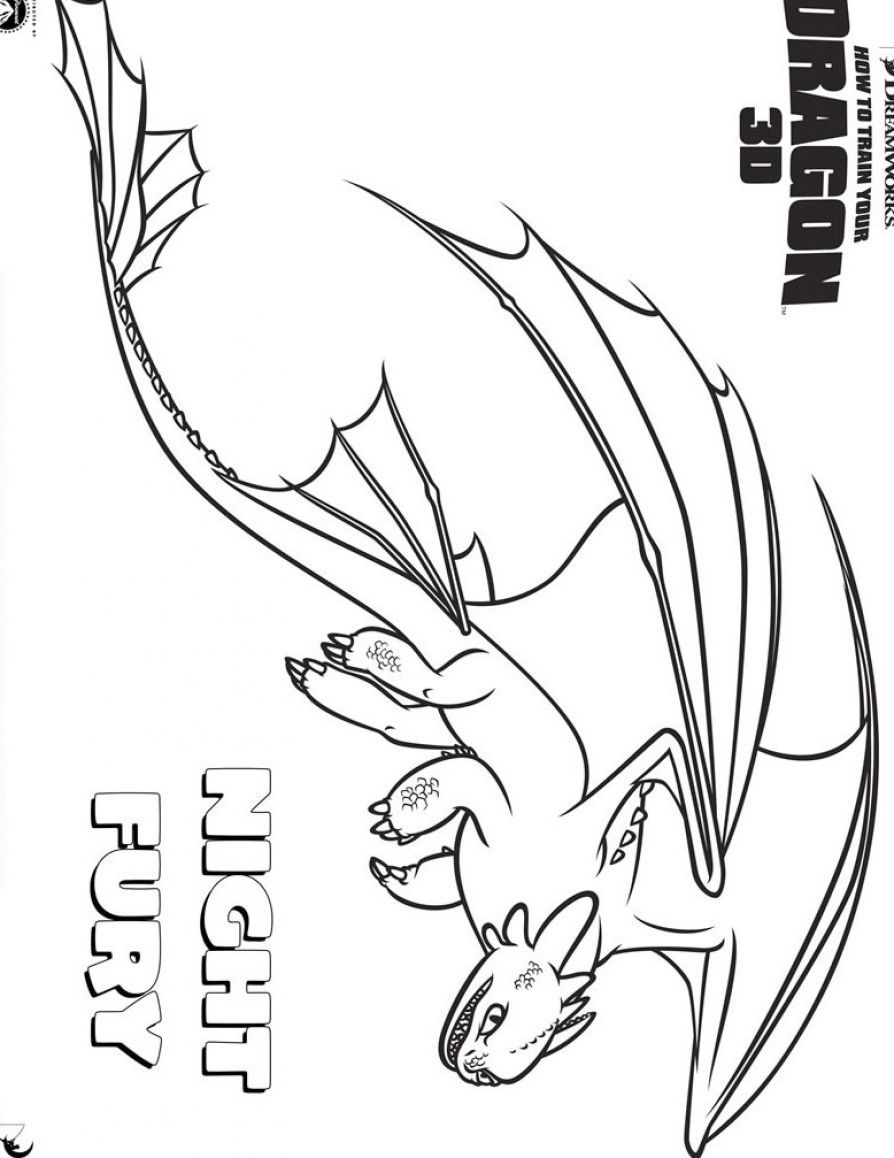 180+ How to Train Your Dragon Coloring Pages 59