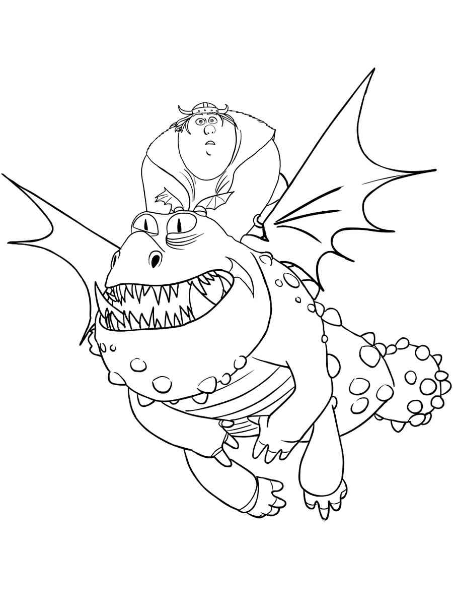 180+ How to Train Your Dragon Coloring Pages 61