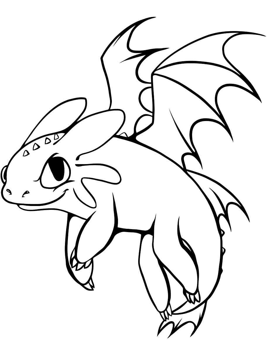 180+ How to Train Your Dragon Coloring Pages 69