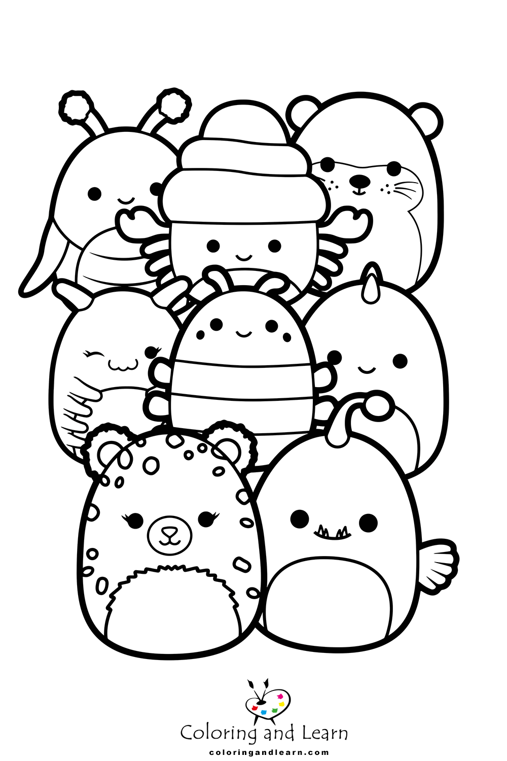 184 Squash Coloring Pages Printable 100