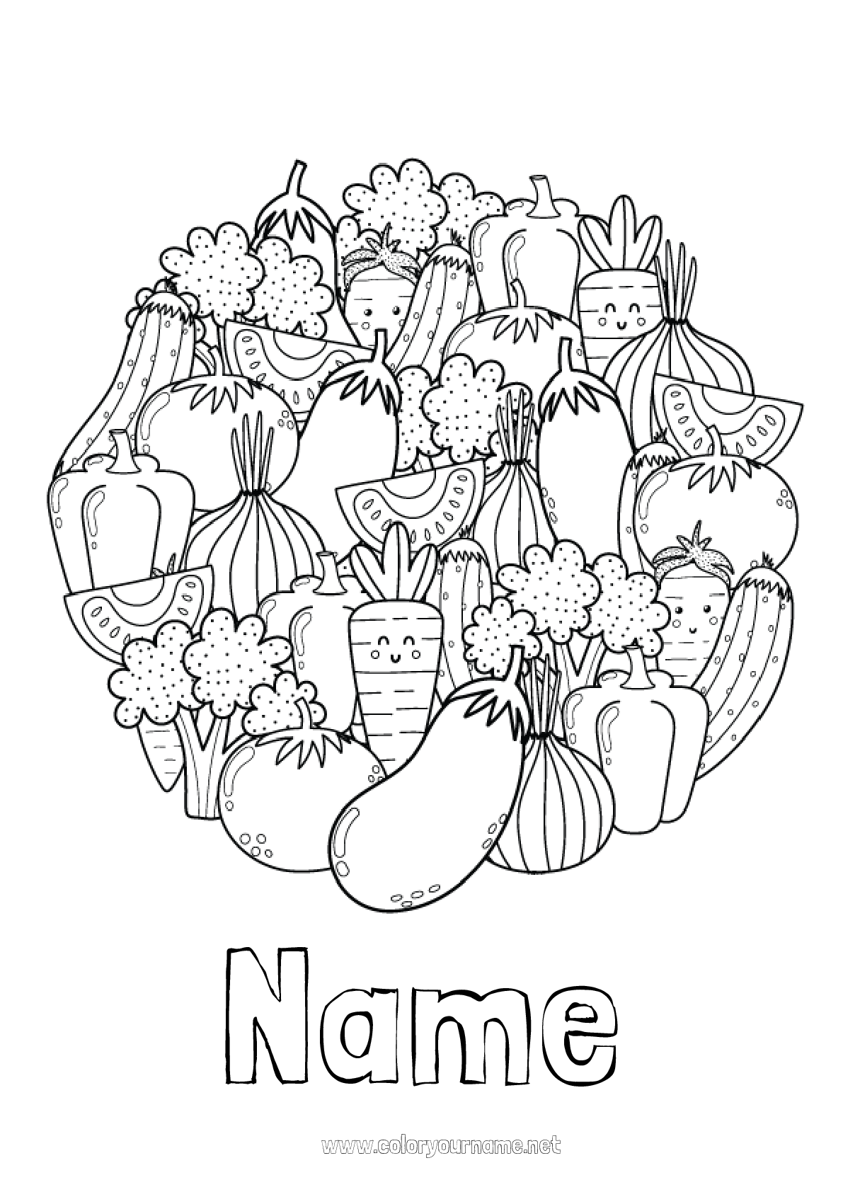 184 Squash Coloring Pages Printable 111