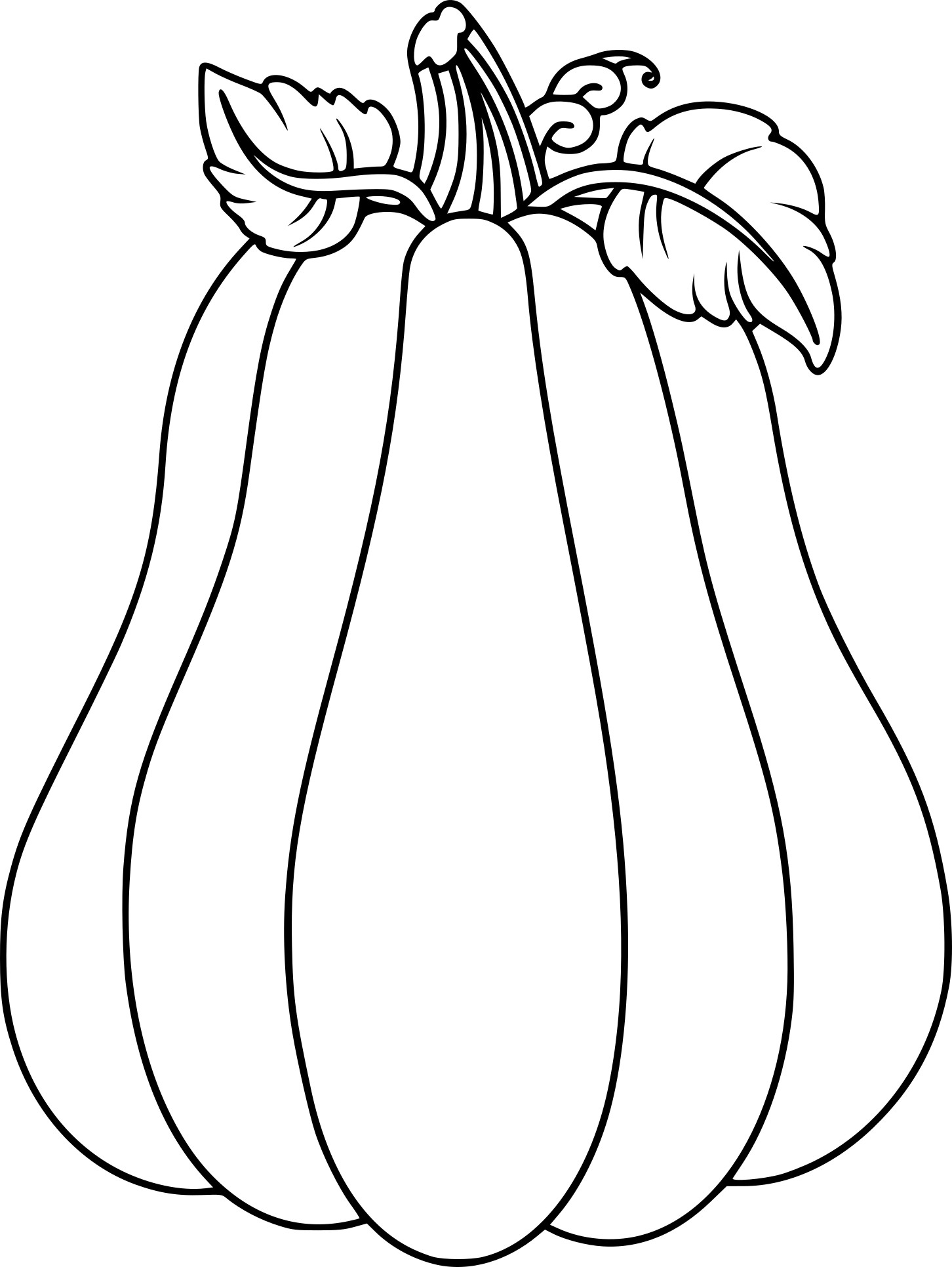 184 Squash Coloring Pages Printable 44