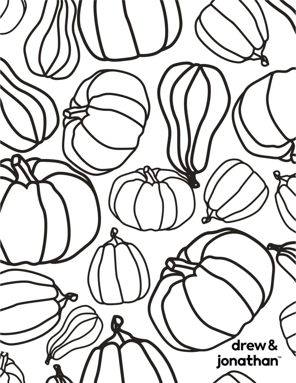 184 Squash Coloring Pages Printable 54