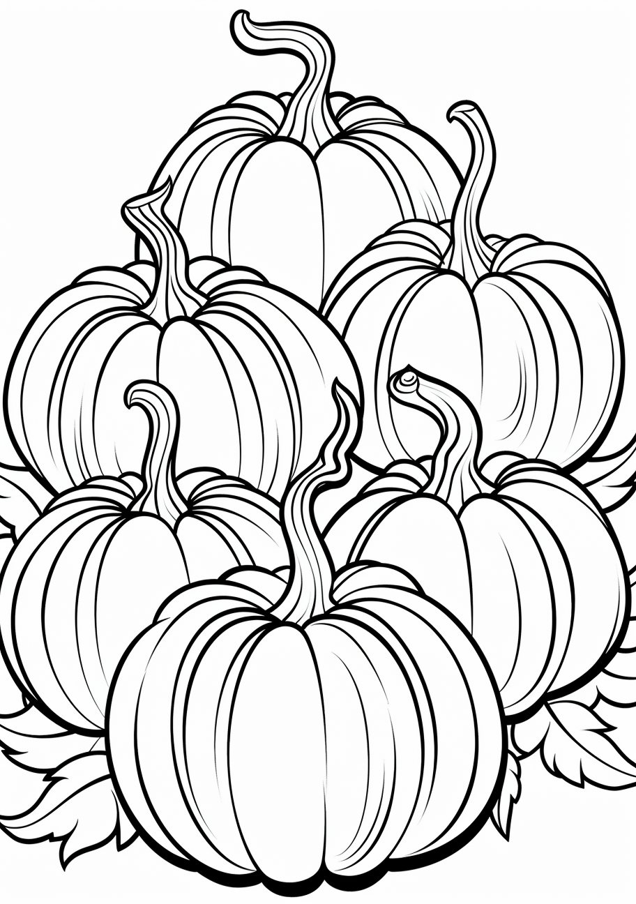 184 Squash Coloring Pages Printable 7