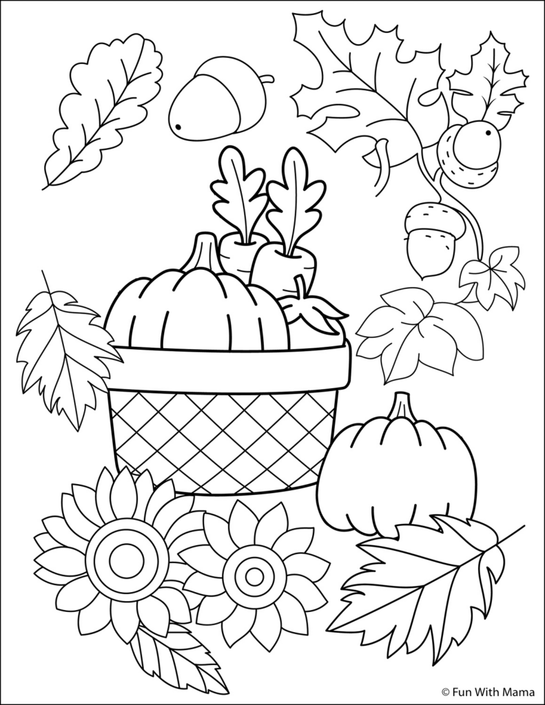 184 Squash Coloring Pages Printable 91