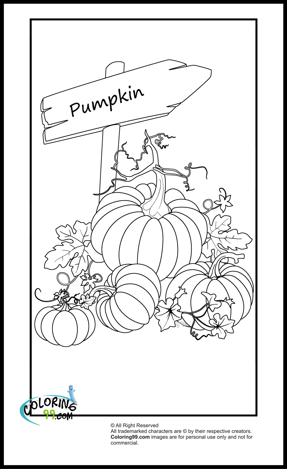 184 Squash Coloring Pages Printable 99