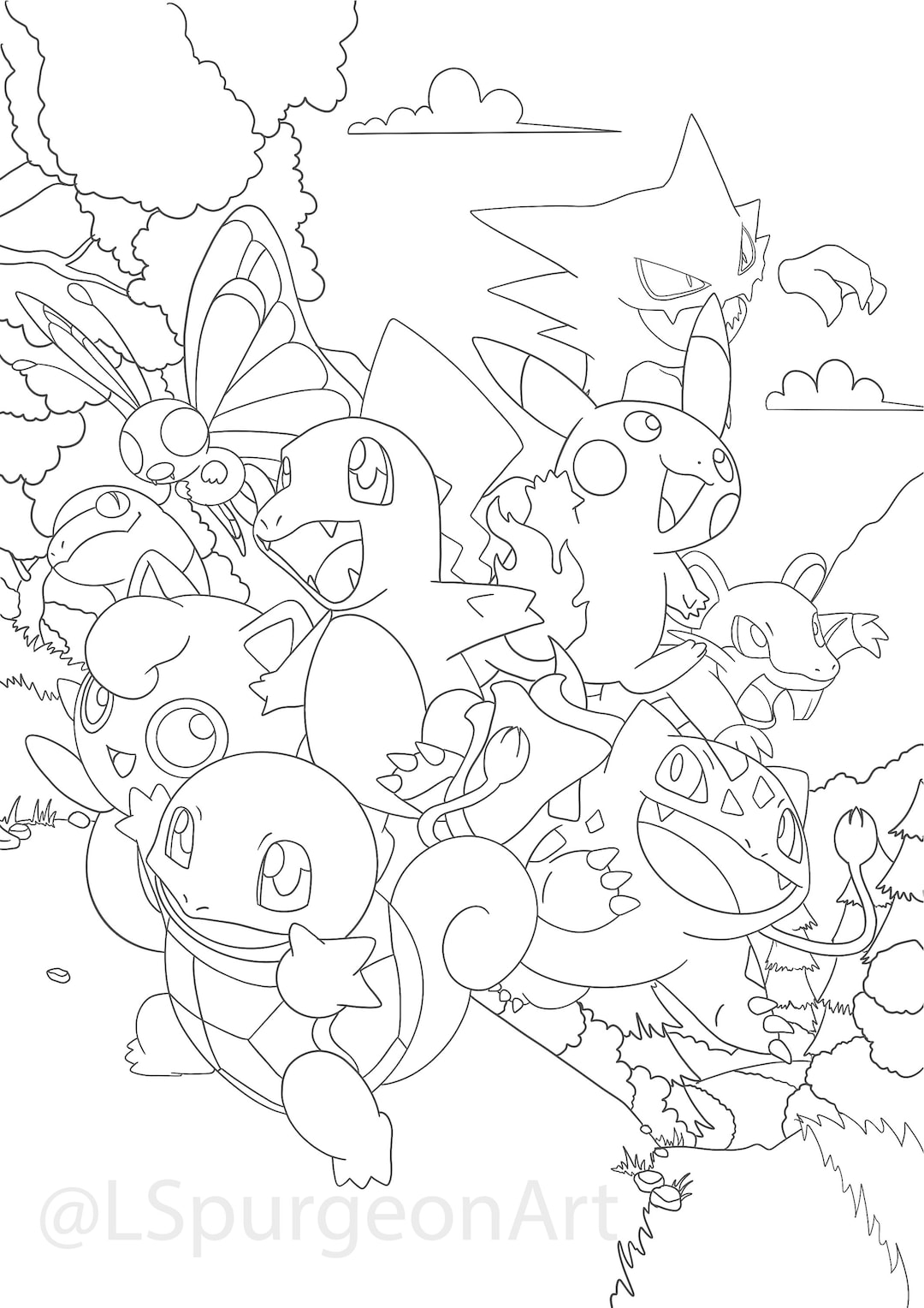 185+ Pokemon Card Coloring Pages Printable 104