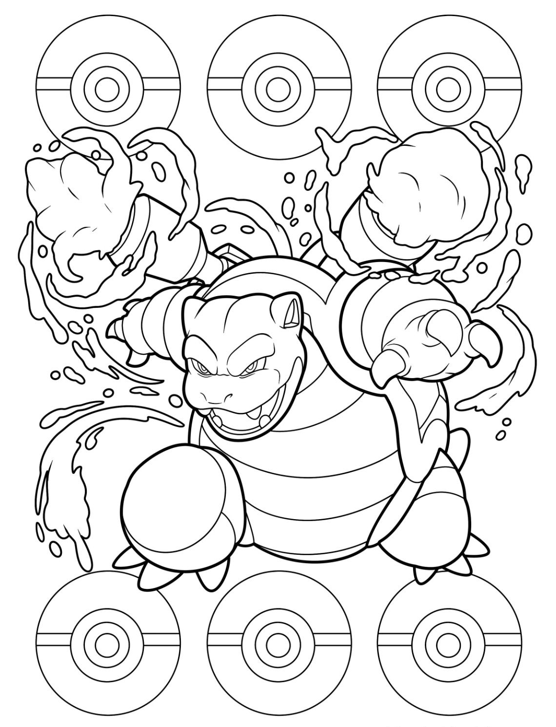 185+ Pokemon Card Coloring Pages Printable 110