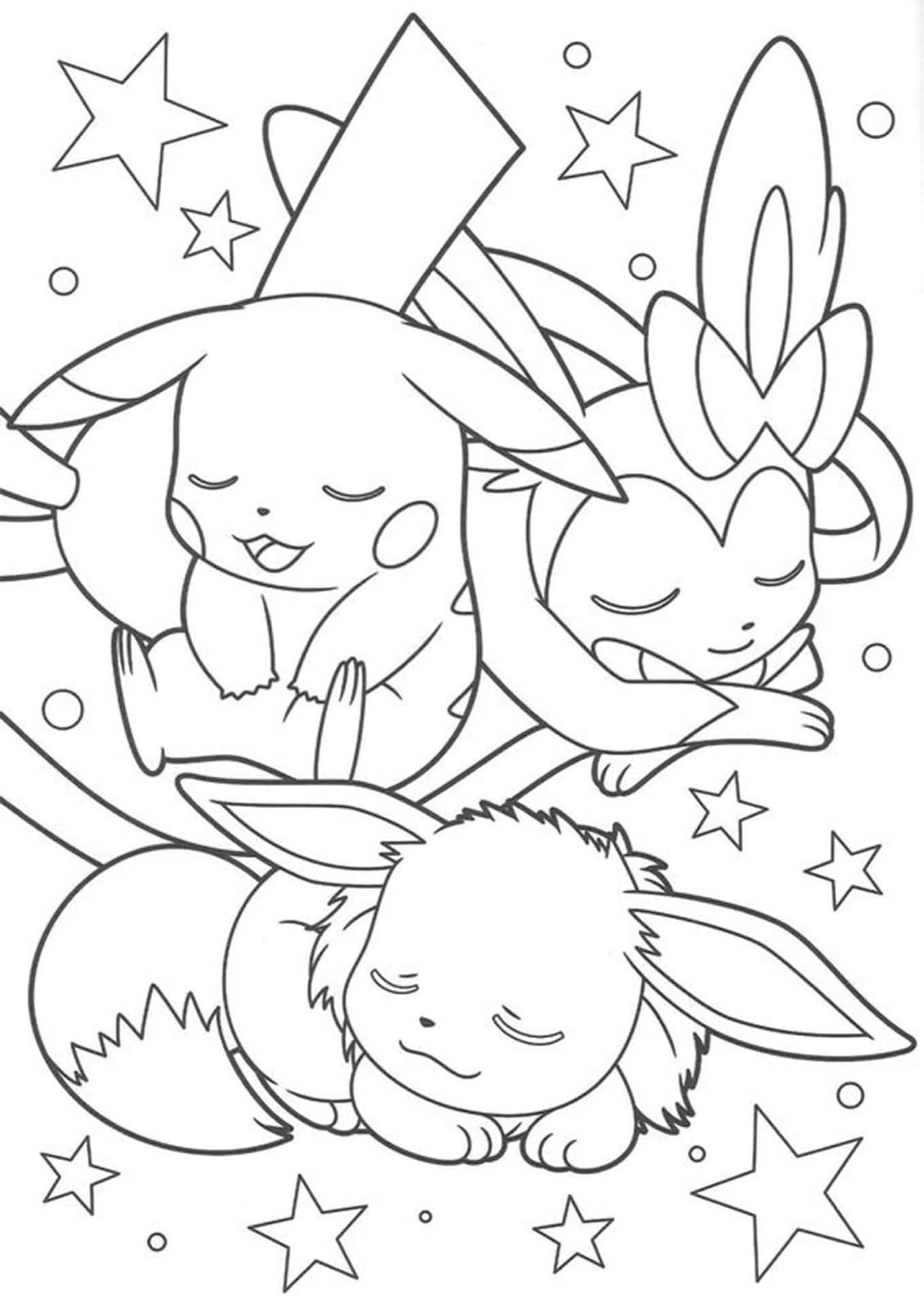 185+ Pokemon Card Coloring Pages Printable 140