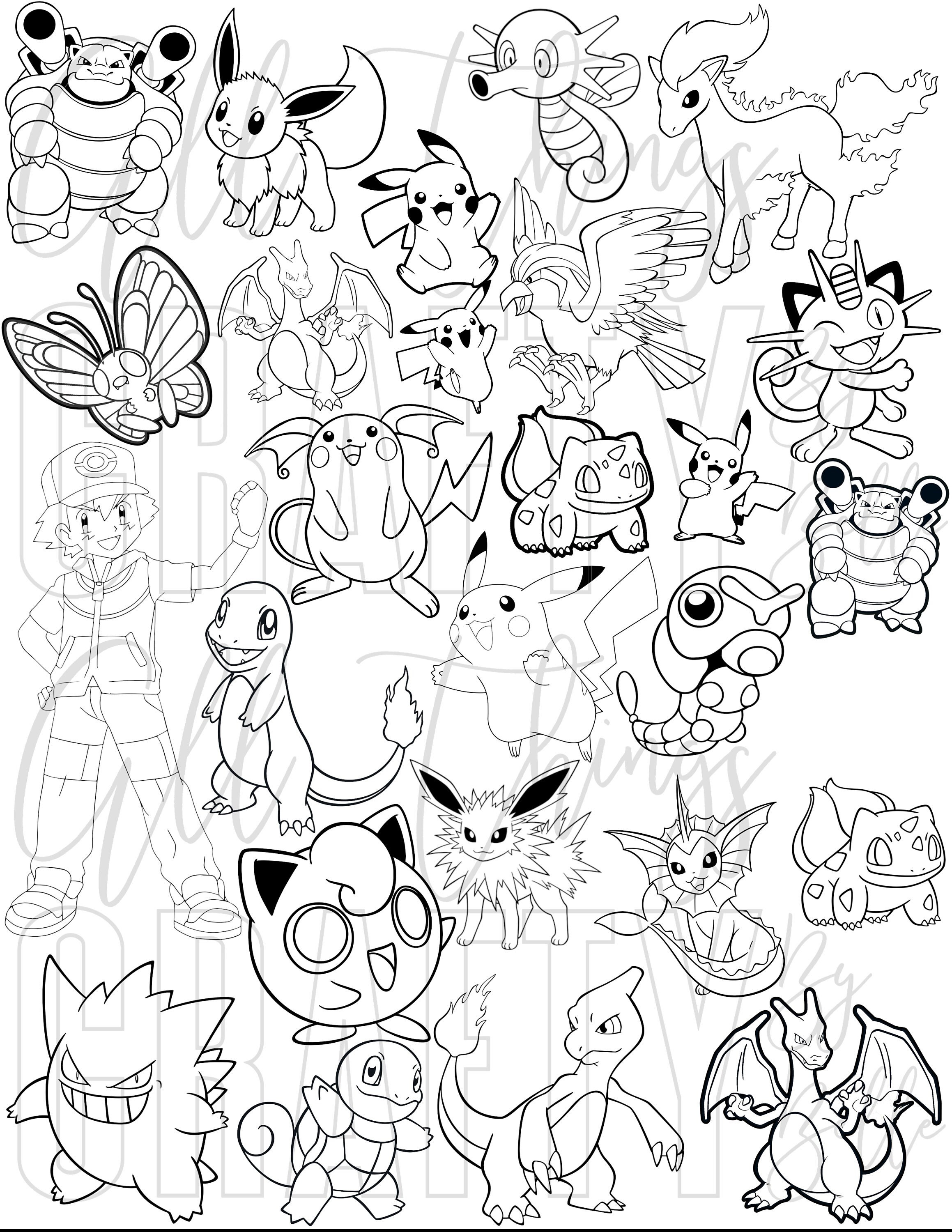 185+ Pokemon Card Coloring Pages Printable 177