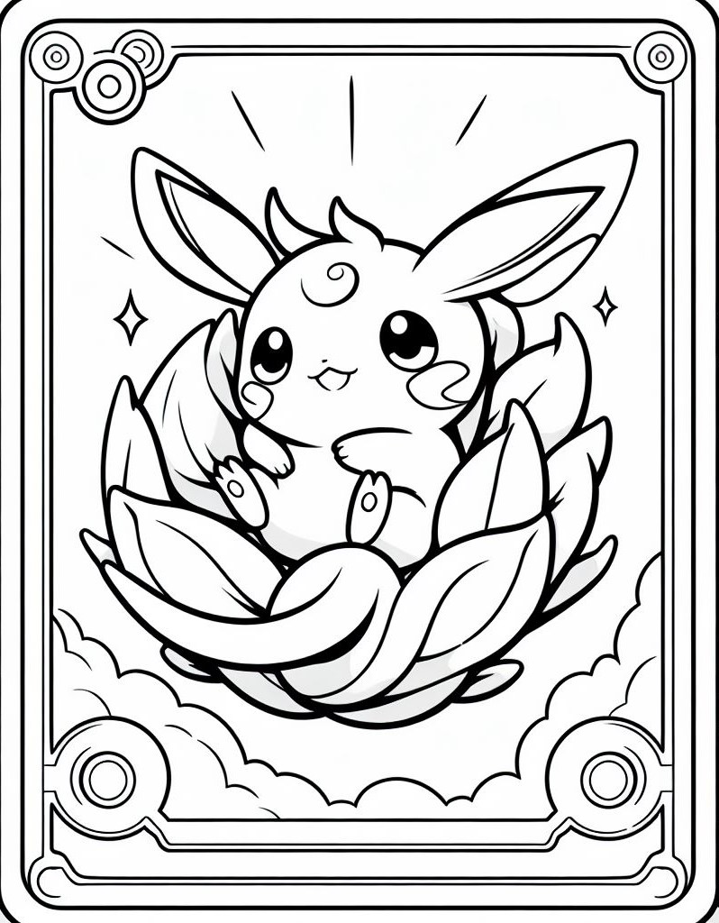 185+ Pokemon Card Coloring Pages Printable 38