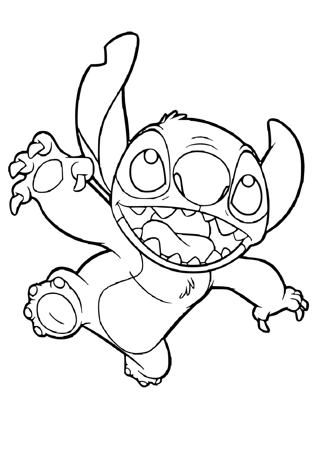 188+ Stitch Coloring Pages Free Printable 106