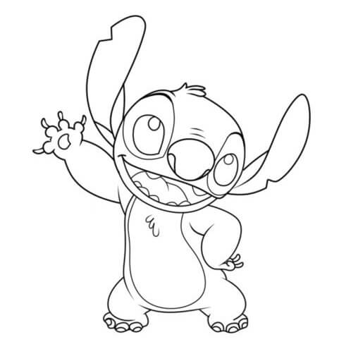 188+ Stitch Coloring Pages Free Printable 109